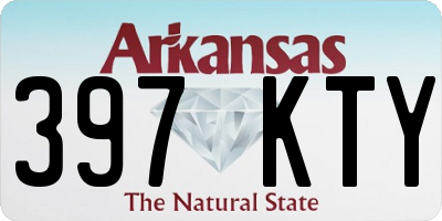 AR license plate 397KTY