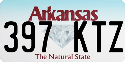 AR license plate 397KTZ