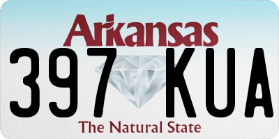 AR license plate 397KUA