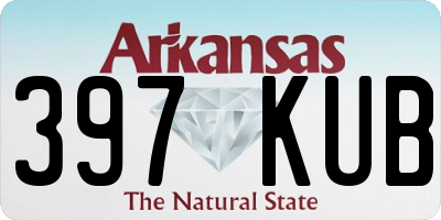 AR license plate 397KUB