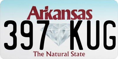 AR license plate 397KUG