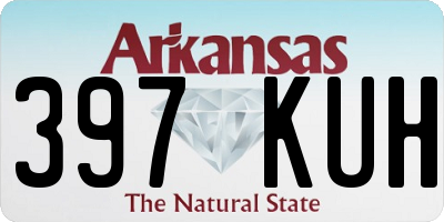 AR license plate 397KUH