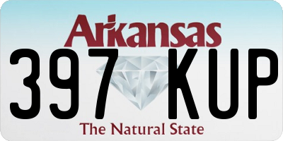 AR license plate 397KUP