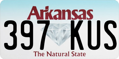 AR license plate 397KUS
