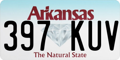 AR license plate 397KUV