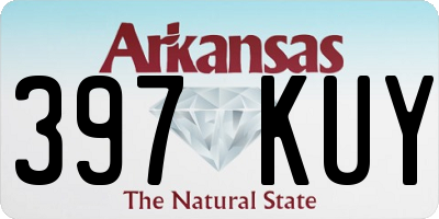 AR license plate 397KUY