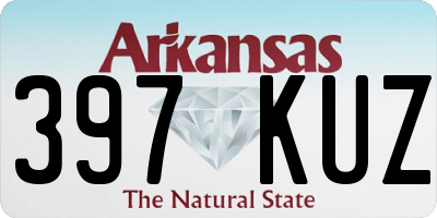 AR license plate 397KUZ