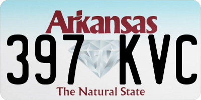 AR license plate 397KVC