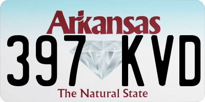 AR license plate 397KVD
