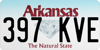 AR license plate 397KVE