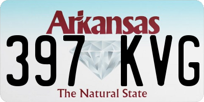 AR license plate 397KVG