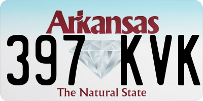 AR license plate 397KVK