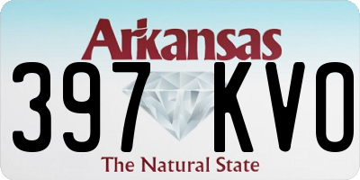 AR license plate 397KVO