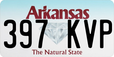 AR license plate 397KVP