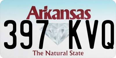 AR license plate 397KVQ