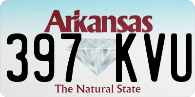 AR license plate 397KVU