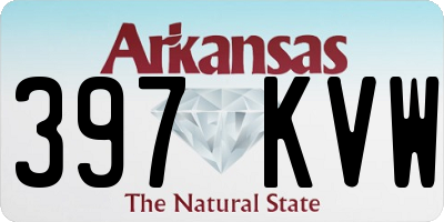 AR license plate 397KVW