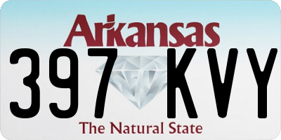 AR license plate 397KVY