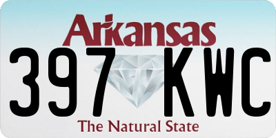 AR license plate 397KWC