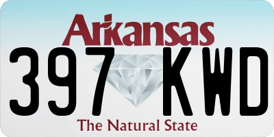 AR license plate 397KWD