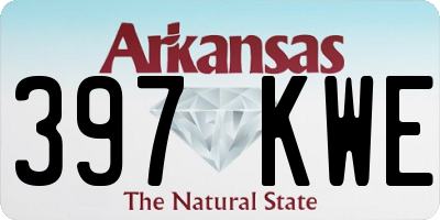 AR license plate 397KWE
