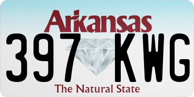 AR license plate 397KWG