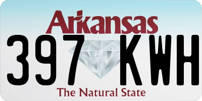AR license plate 397KWH