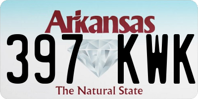AR license plate 397KWK