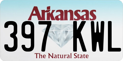 AR license plate 397KWL