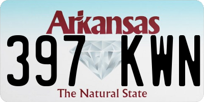 AR license plate 397KWN