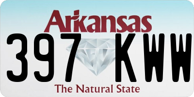 AR license plate 397KWW