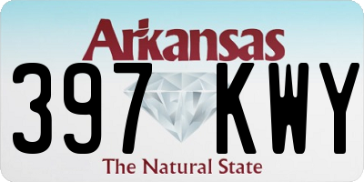 AR license plate 397KWY
