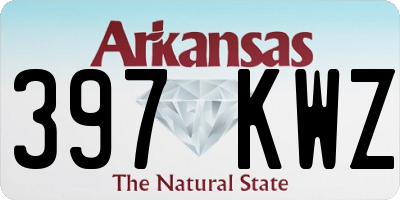 AR license plate 397KWZ