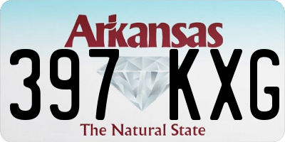 AR license plate 397KXG