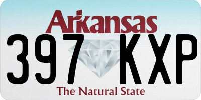 AR license plate 397KXP