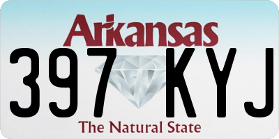 AR license plate 397KYJ