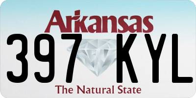 AR license plate 397KYL