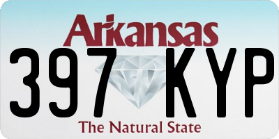AR license plate 397KYP