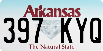 AR license plate 397KYQ