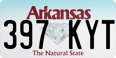 AR license plate 397KYT