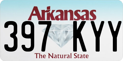AR license plate 397KYY