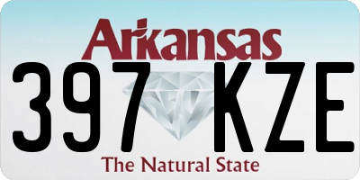 AR license plate 397KZE