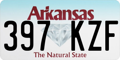 AR license plate 397KZF
