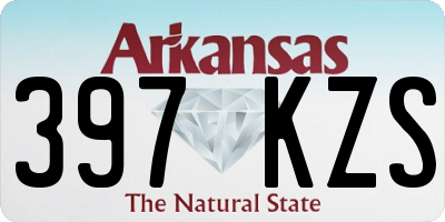 AR license plate 397KZS