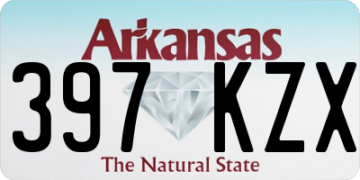 AR license plate 397KZX