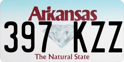 AR license plate 397KZZ