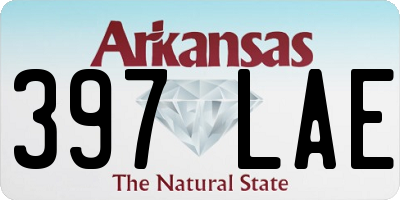 AR license plate 397LAE