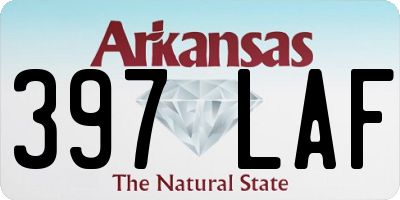 AR license plate 397LAF