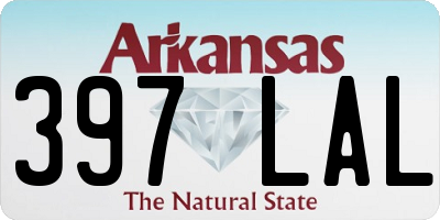 AR license plate 397LAL
