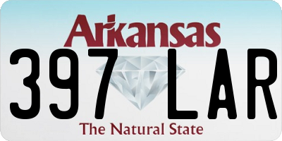 AR license plate 397LAR